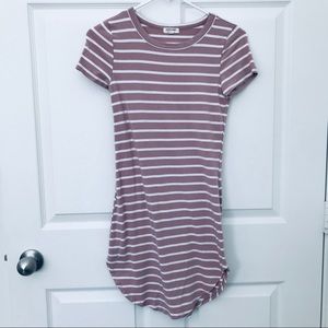 Stripped Bodycon Dress